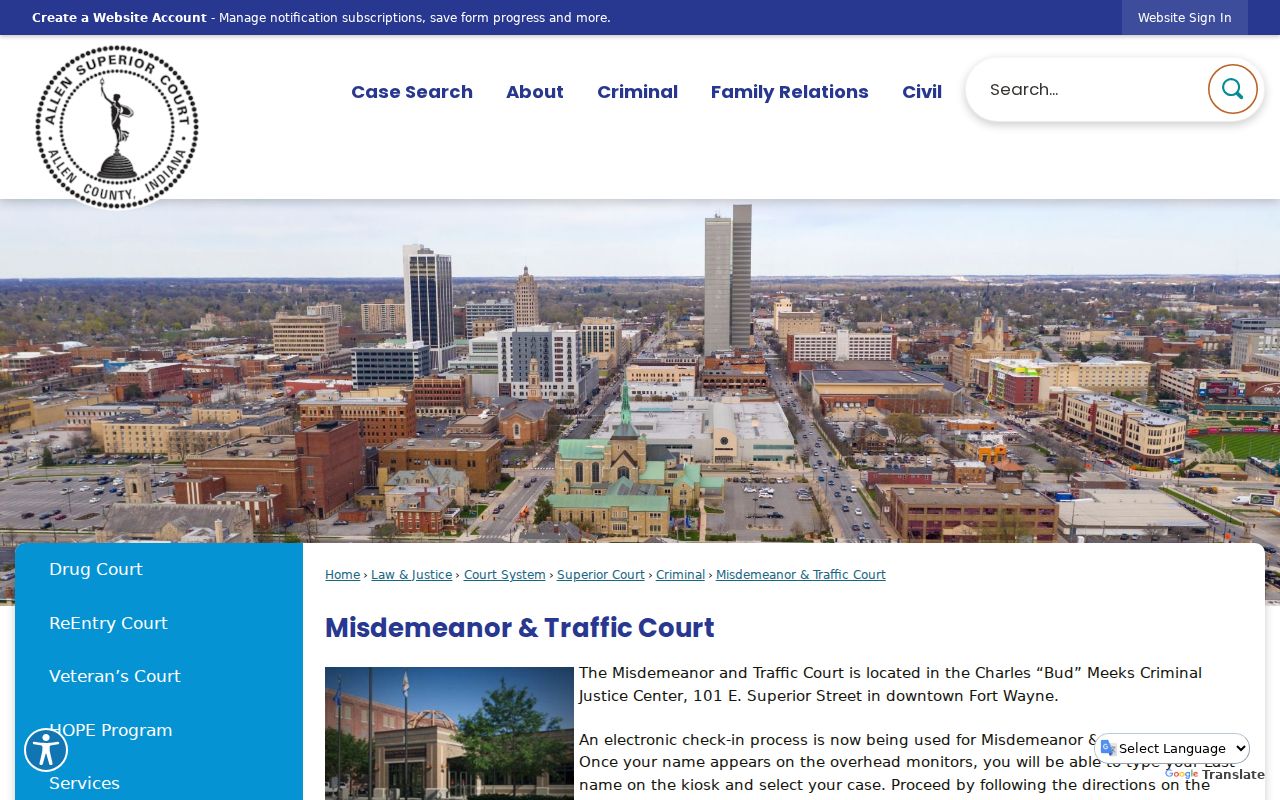 Allen County Misdemeanor and Traffic Court