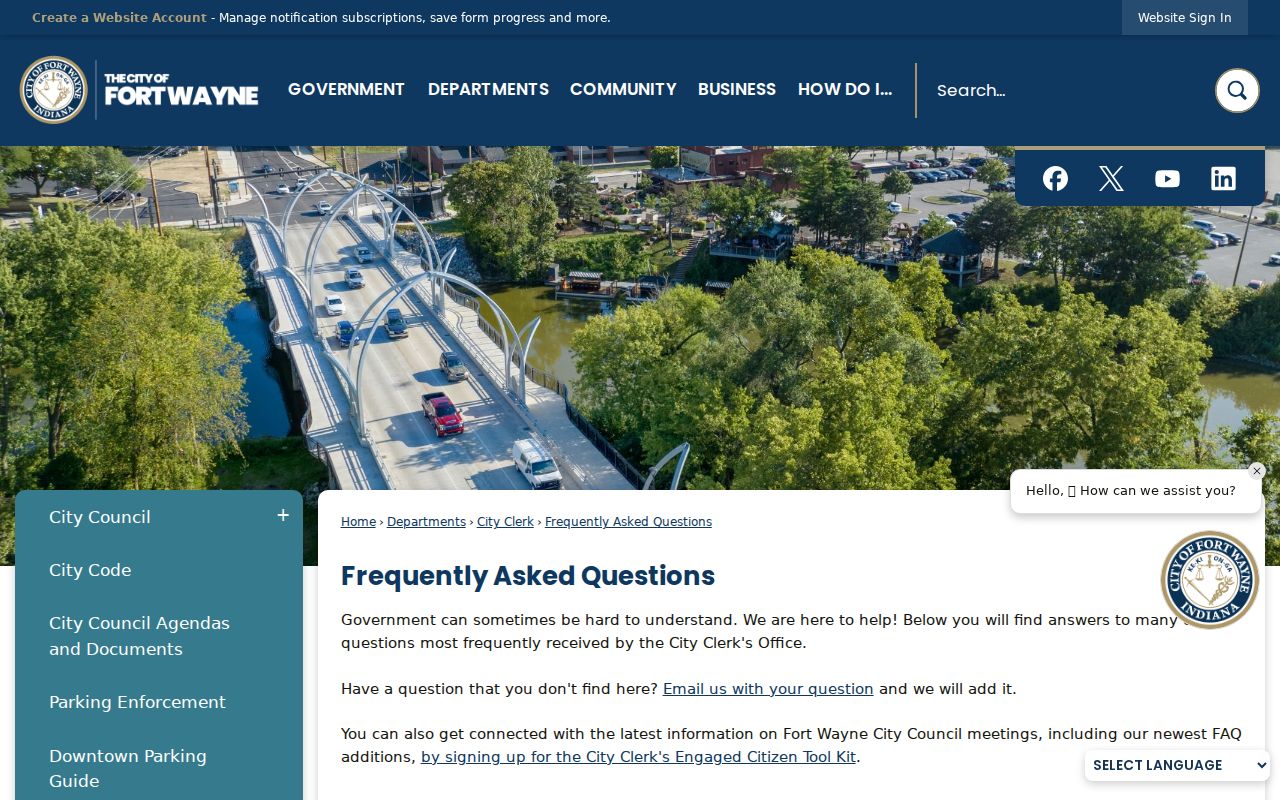 Allen County traffic court distinction on Fort Wayne citation FAQ