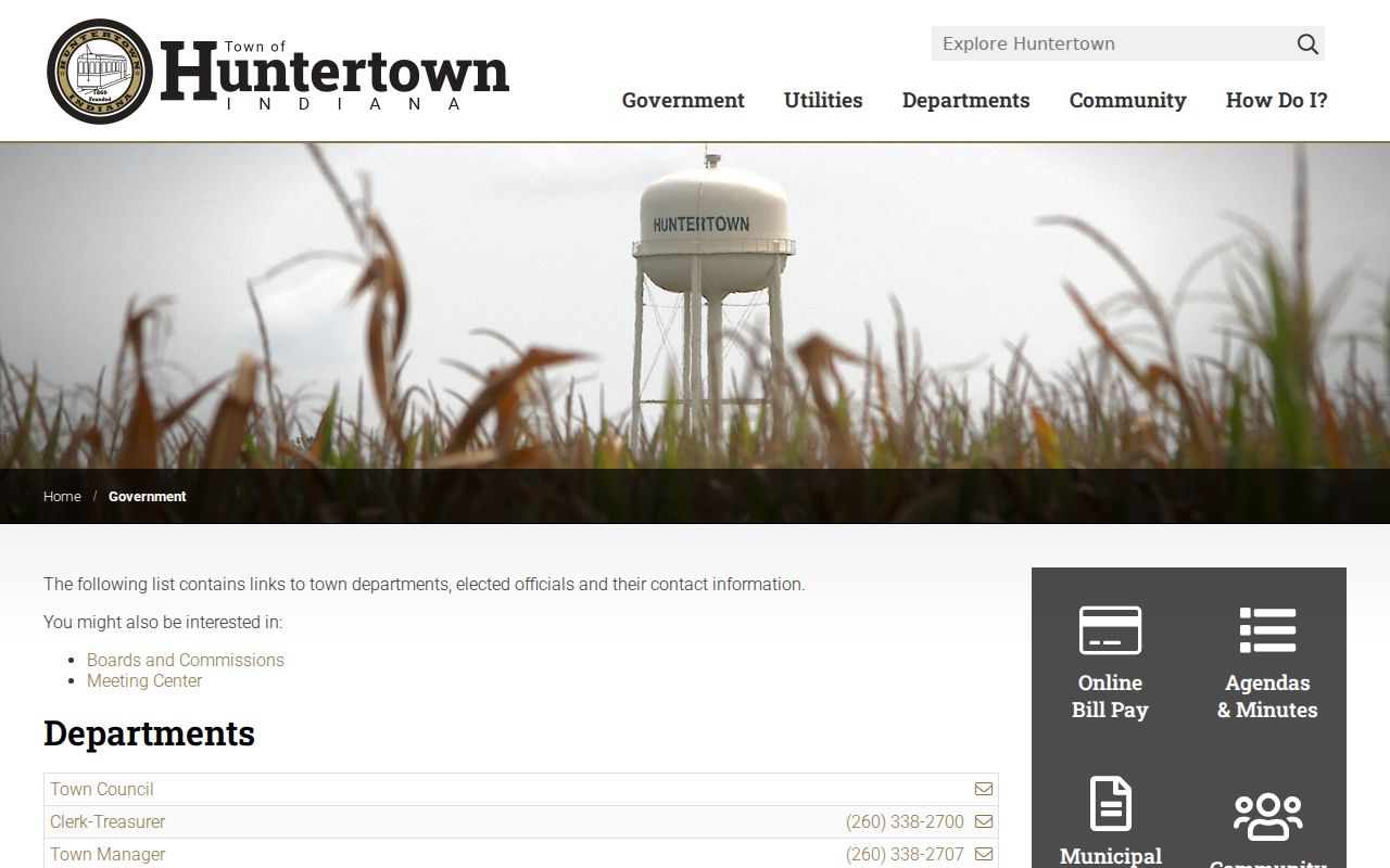 Allen County traffic court routing from Huntertown departments